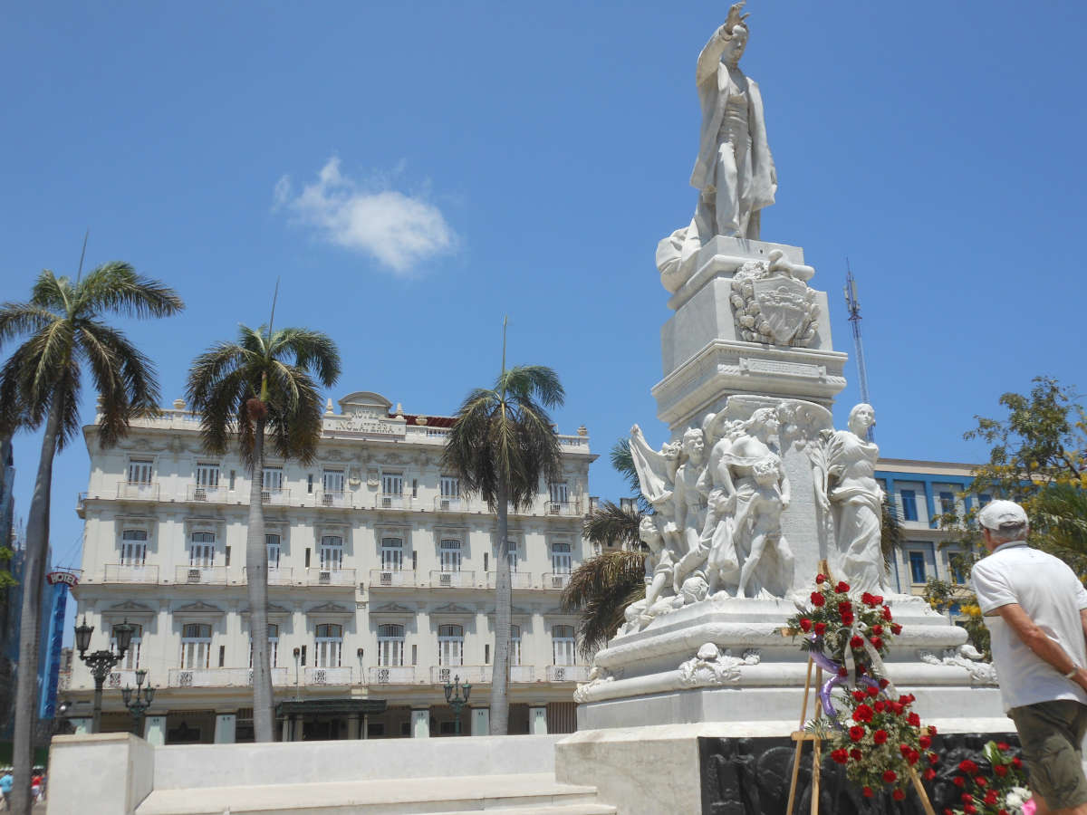 Monumento a José Martí en el Parque Central de La Habana, Cuba