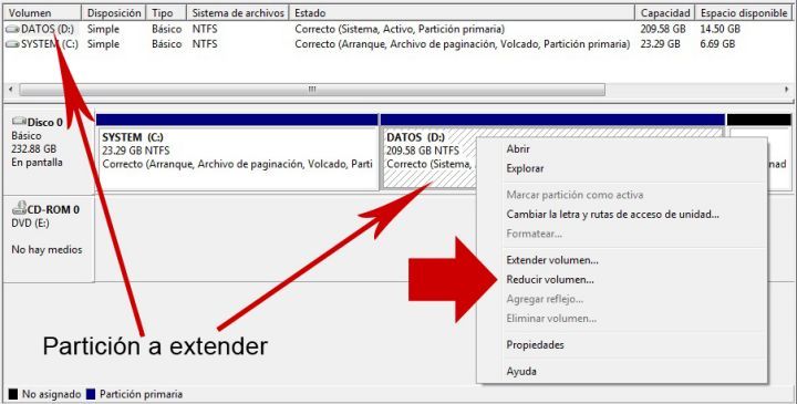 Serviciodesoftwarehardware Como Crear Particiones Y Dar Formato A Los Discos Duros En Windows 0288
