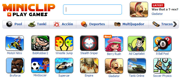 Reproducir Apto derrota Las páginas y sitios más populares de juegos en español en internet