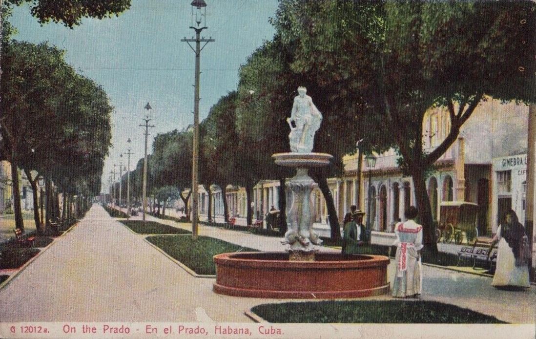 Historia del Paseo del Prado de la Habana
