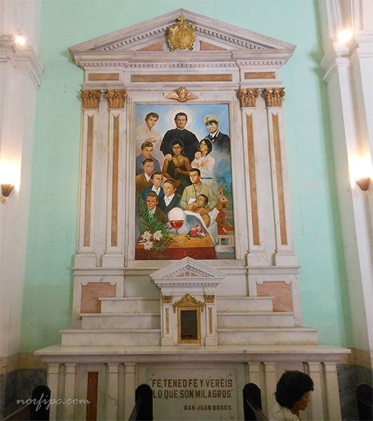 Capilla de San Juan Bosco en la Iglesia María Auxiliadora en la Habana