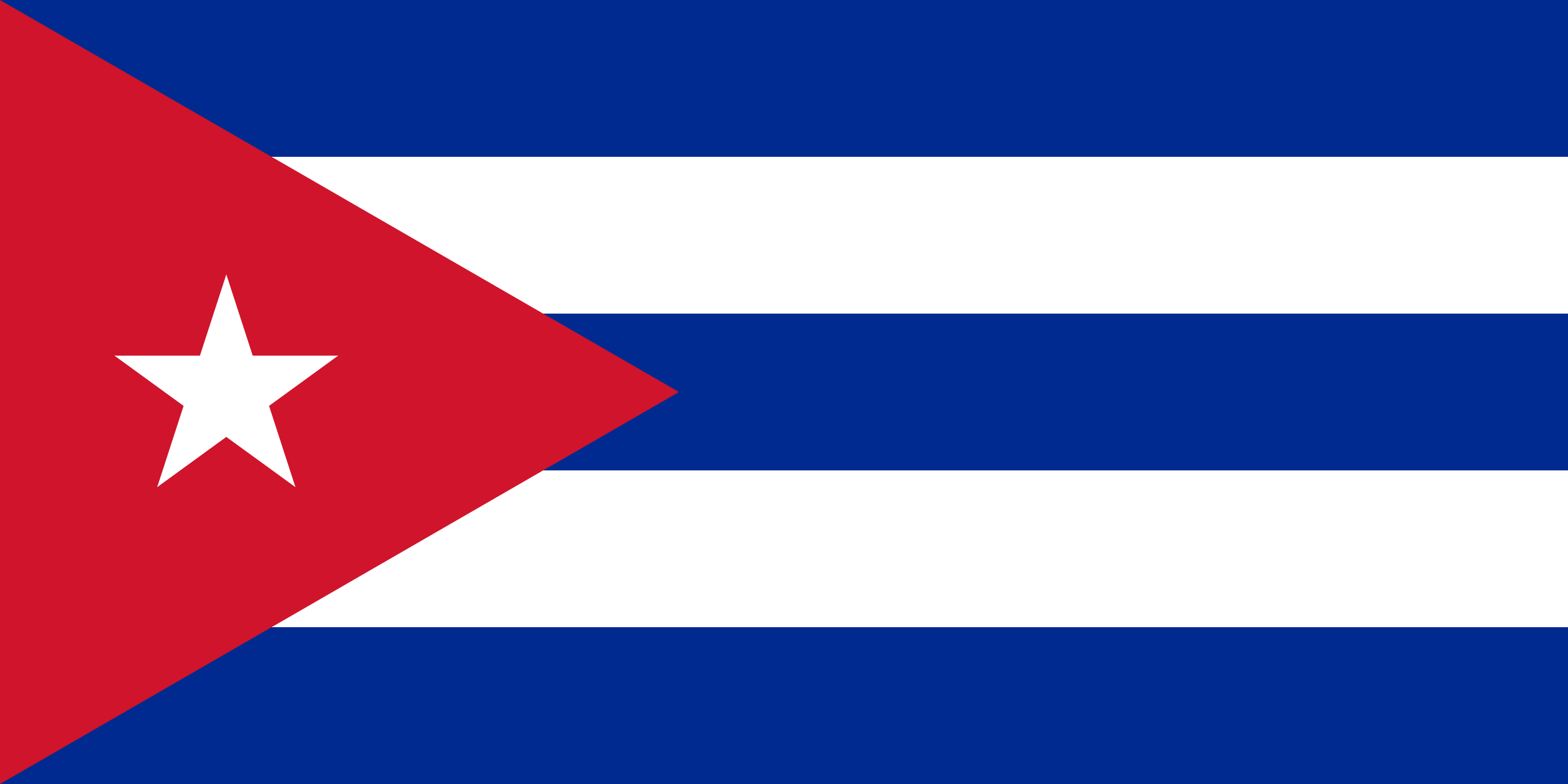Imagen de la Bandera cubana, la Bandera de la Estrella Solitaria