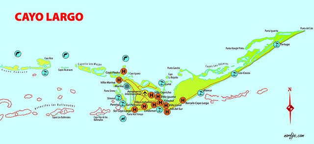 mapas de sitios turísticos de cuba para el celular