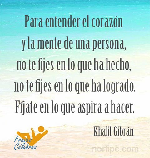 Frases de amor y pensamientos de Khalil Gibrán