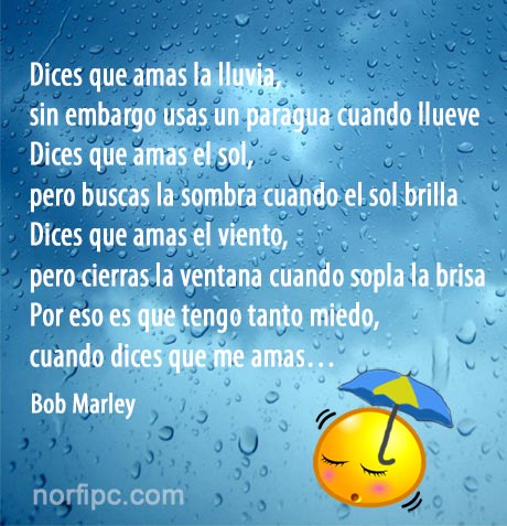 Poema de Bob Marley sobre la sinceridad en la vida
