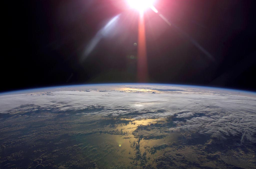 Foto de la Tierra desde la Estación Espacial Internacional