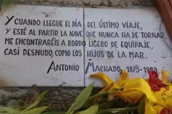 El último viaje, poema de Antonio Machado