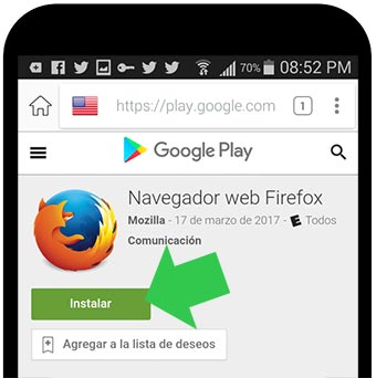 Instalar aplicación no disponible en mi país en Google Play con Hola