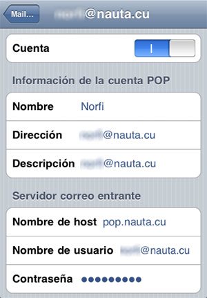 Usar POP en vez de IMAP en el correo del celular