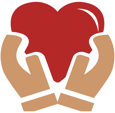 Dos manos y un corazon, simbolo de amor sincero