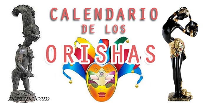 Calendario y días de los orishas de la santería cubana