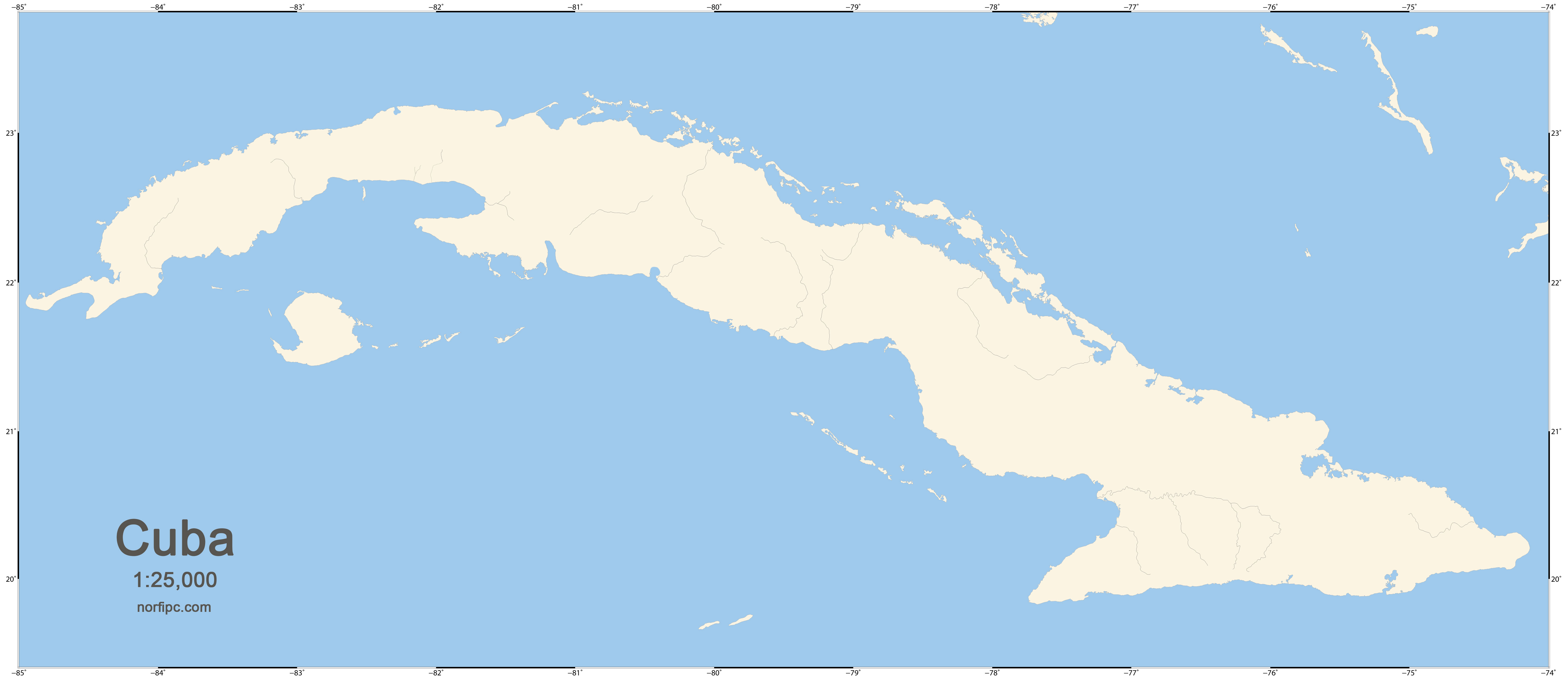 Mapas De Cuba En Varios Formatos Para Consultar Y Descargar