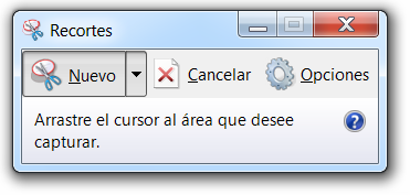 Realizar capturas de pantalla en Windows 7