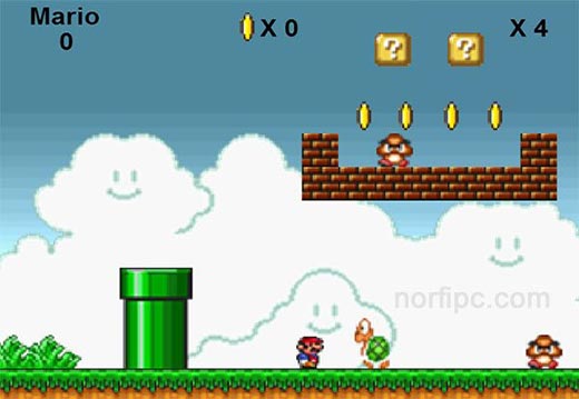 Mario, juego flash para el navegador web