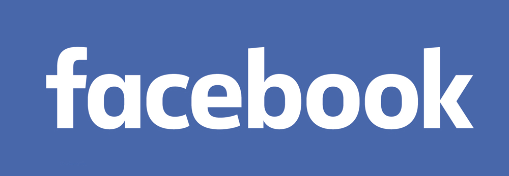 Logotipo oficial de Facebook de texto del 2015