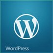 Logotipo estilo metro de Wordpress