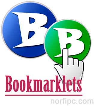 Bookmarklets y marcadores para usar en el navegador web