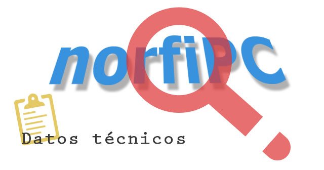 Datos técnicos del sitio web NorfiPC