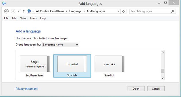 Agregar el idioma Español a Windows