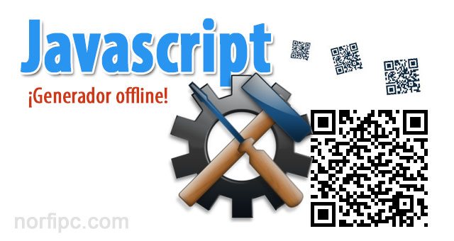 Códigos para un generador de QR code en Javascript offline sin conexión a internet