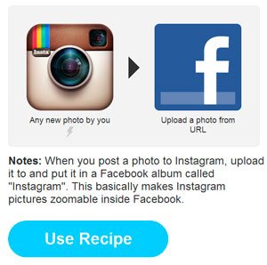 Copiar las fotos de Instagram a Facebook usando el servicio de IFTTT