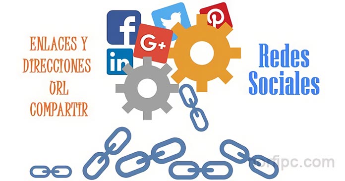 Generador de enlaces y direcciones de compartir en redes sociales