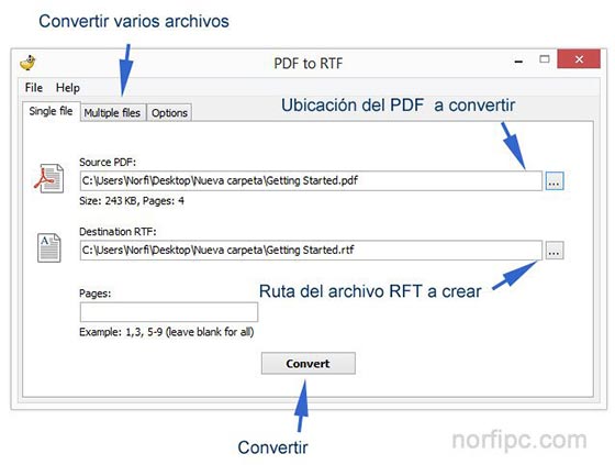 Como convertir un archivo PDF a Word usando PDF Shaper