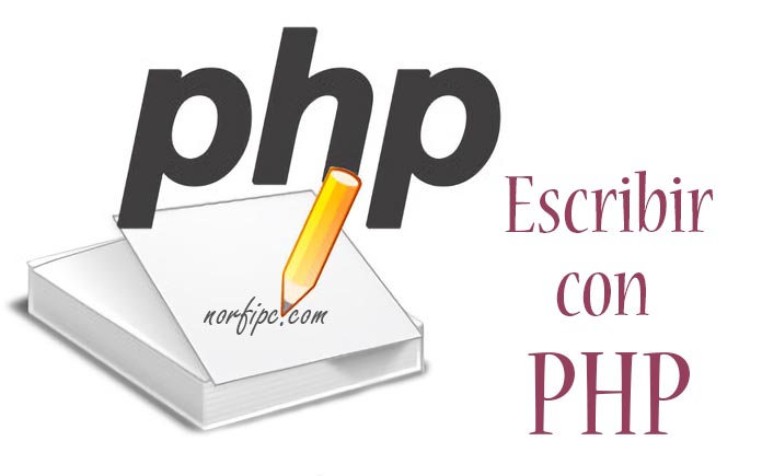 Como escribir con PHP en las páginas web