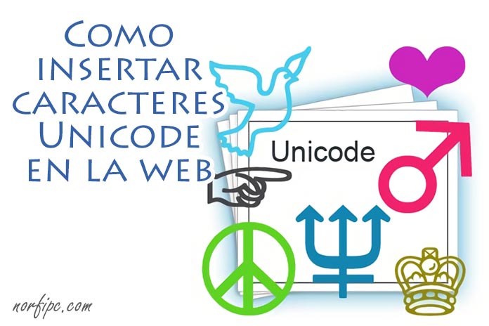 Insertar caracteres y símbolos Unicode en documentos y páginas web