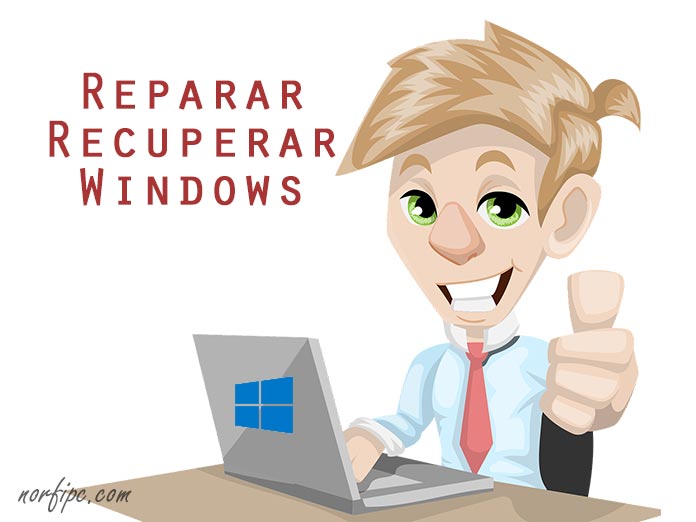 Reparar y recuperar una instalación dañada de Windows