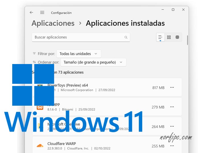 Aplicaciones y programas que instalo y uso en Windows 11