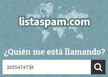 Averiguar a quien pertenece un número de teléfono con ListaSpam.com