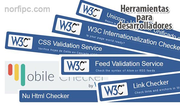 Herramientas del W3C para desarrolladores y webmasters