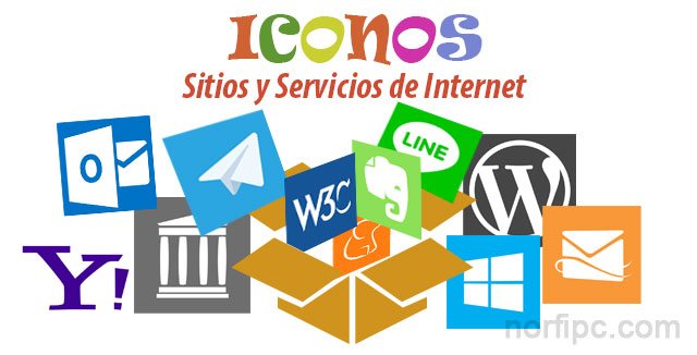 Iconos SVG y PNG de sitios y servicios de internet