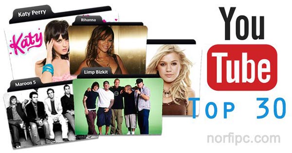 Los videos musicales más vistos y populares en YouTube
